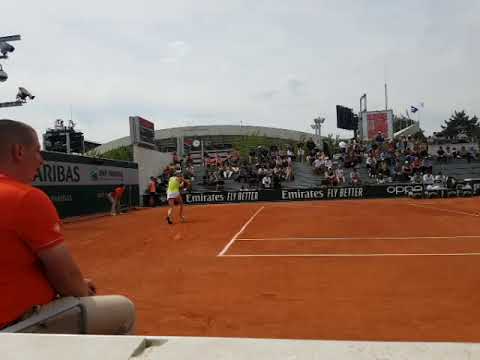 Francesca Di Lorenzo jeune americaine tennis roland garros Qualifs