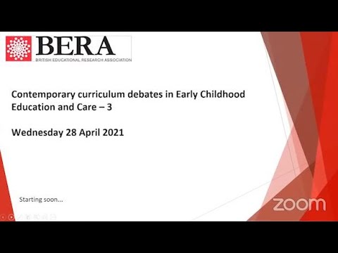 Contemporary curriculum debates in Early Childhood Education and Care – 3