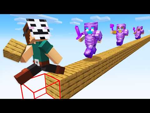 Minecraft Manhunt, but I am Secretly Hacking...