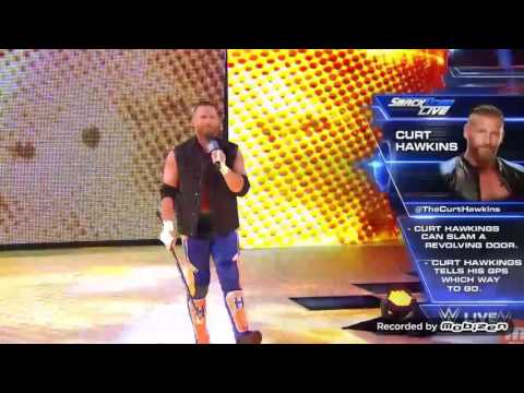 Curt Hawkins vs dolph ziggler intercontinental championship match
