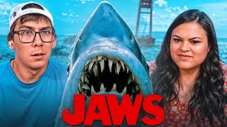 JAWS (1975) MOVIE REACTION - YOU'RE GONNA NEED A BIGGER BOAT! - FIRST TIME WATCHING - REVIEW