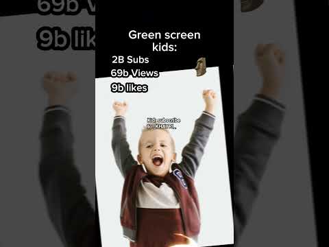 Green screen kids be fr takin' over YouTube #stopgreenscreenkids #subscribe #funny