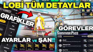 EN İYİ LOBİ AYARLARI, GRAFİK, PASS, GÖREVLER, ARK EKLEME-SİLME, KLAN | NEW STATE