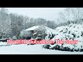 Winter Wonderland Beautiful Suburban Neighborhoods In New York USA Driving Tour