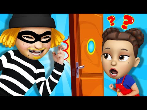 Knock Knock, Who's at the Door? 🤔 Home Safety Song | Me Me Band Kids Songs & Nursery Rhymes