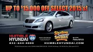 SIZZLING SUMMER SAVINGS BLUE TAG SALE @ Humble Hyundai