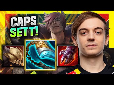 WHEN CAPS PLAYS SETT MID! - G2 Caps Plays Sett Mid vs Lucian! | Season 11