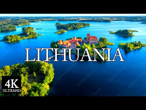 Lithuania 4K - Beautiful Vilnius Aerial Drone Film With Relaxing Piano Music