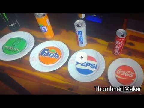 Pancake - art Coke, Pepsi, Monster, Fanta.