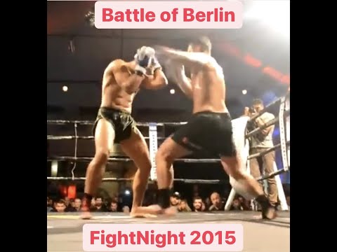 K1 Kampf beim BATTLE OF BERLIN 6 - FIGHT NIGHT in Berlin 2015 mit Orhan Karalioglu