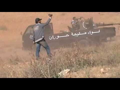 استهداف مقرات النظام في المخافر الحدودي 36 و 37 في ريف درعا من قبل كتيبة شهداء صيدا