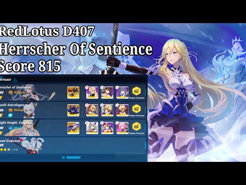 [Honkai Impact 3]Exalted Abyss Redlotus 407D- Boss Herrscher Of Sentience (HOS,SA,BKE)