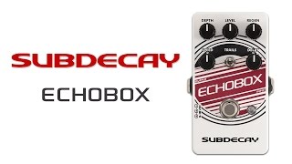 Video thumbnail for Subdecay Echobox - Our favorite settings. by Subdecay