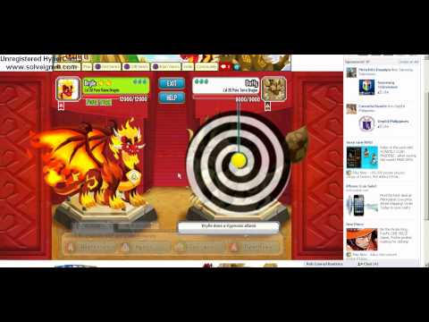 Dragon City Combat World 1 vs. 3 Using Hypnosis Attack