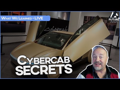 Cybercab Secrets - Revelations from the Shareholder Tour - LIVE!