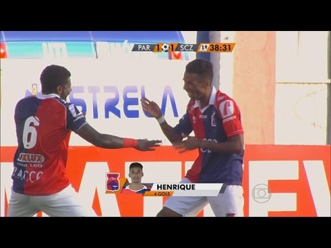 Gol de Henrique, Paraná 3 x 2 Santa Cruz 29/08/2015, Brasileiro Série B 2015