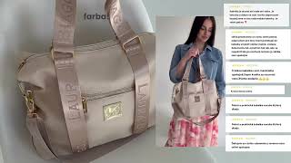 Dámska kabelka na rameno Laura Biaggi béžová