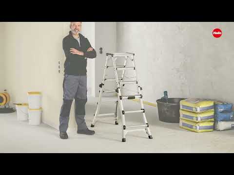 Видеообзор стремянки Hailo D100 TL TopLine