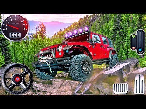 Offroad Jeep Driving Simulator - Luxury SUV 4x4 Prado Stunts - Android GamePlay #3