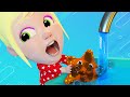 Clean Clean Cleanliness Toys In A Whirl Of Water Nursery Rhymes