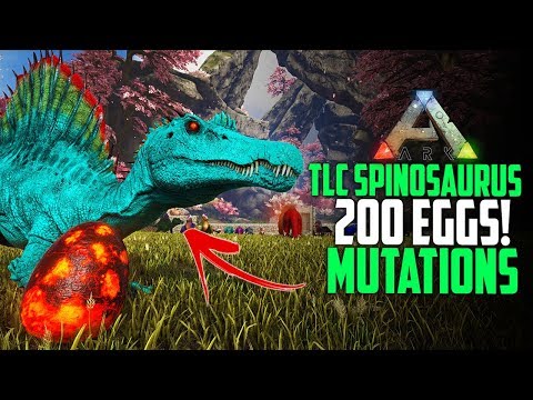200 NEW TLC SPINOSAURUS EGGS + COLOR MUTATIONS! Ark Crystal Extinction E8