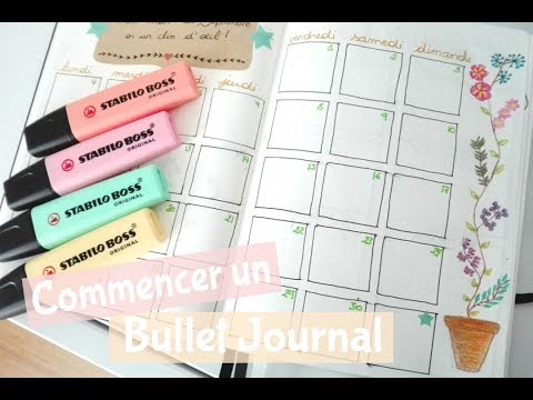Bullet Journal ~ Faire ses premières pages (même sans savoir dessiner!)