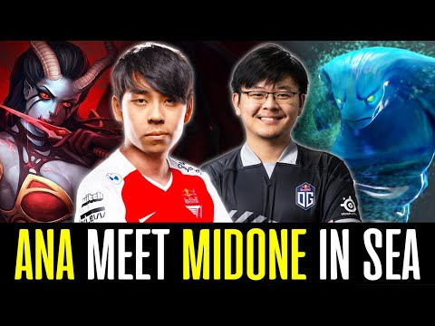 ANA vs MIDONE in SEA - Queen of Pain vs Morphling - CARRY BATTLE DOTA 2