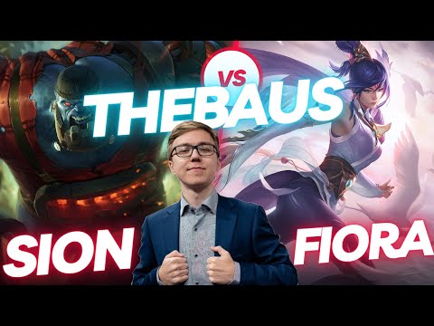 THEBAUS | SION VS FIORA | TOP GAMEPLAY | Patch 13.14 / Season 13 | #LeagueofLegends