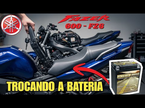 comment demonter batterie fz6