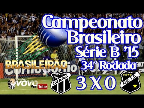 [Série B '15] Ceará SC 3 X 0 ABC FC/RN - Siloé - Narração: Jota Rômulo