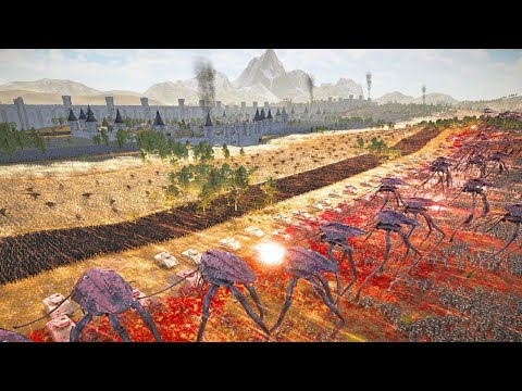 5,000,000 TRIPODS, ALIENS & PREDATORS vs GREAT WALL Defenses - Ultimate Epic Battle Simulator 2