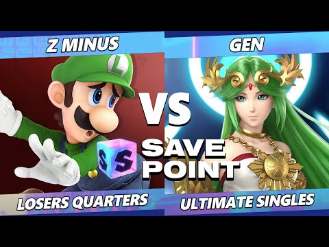 Save Point 2 Losers Quarters - Z minus (Luigi) Vs. Gen (Palutena) SSBU Ultimate Tournament