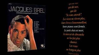 JACQUES BREL    LES VIEUX