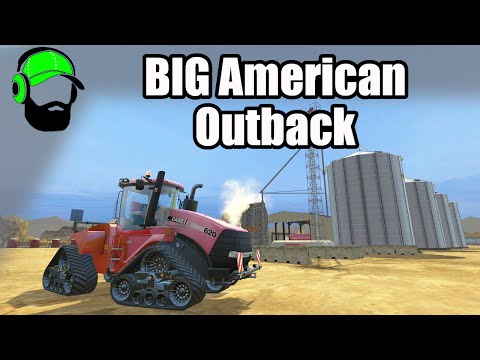 Farming Simulator 15 - BIG American Outback - How big is it?