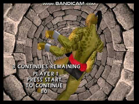 Mortal Kombat 4 (N64) Game Over (Goro Death)