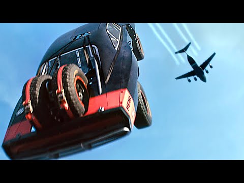 Auto-Fallschirmspringen | Fast & Furious 7 | German Deutsch Clip