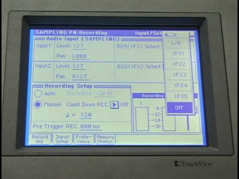 Korg Triton Workstation DVD: sample setup Part 1