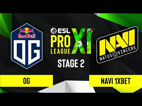 CS:GO - NAVI 1XBET vs. OG [Inferno] Map 1 - ESL Pro League Season 11 - Stage 2