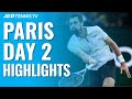 Chardy Ends Medvedev Streak; Struff Ousts Defending Champion Khachanov | Paris 2019 Highlights Day 2