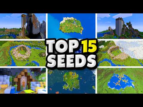 TOP 15 BEST SEEDS for MINECRAFT 1.21.10!