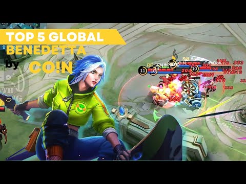 TOP GLOBAL 5 BENEDETTA by CO!N | LEARN YOU HOW TO ROTATION | INFINITE SKILL 2 - MLBB TOP GLOBAL