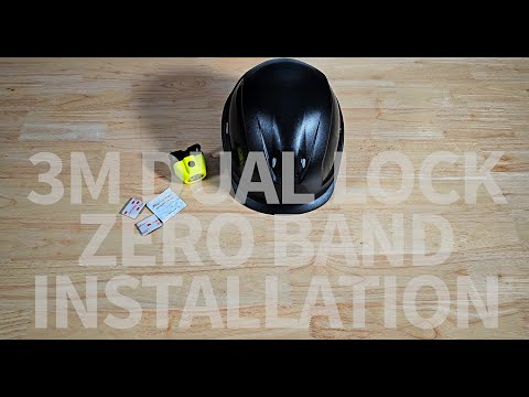 Mounting Nightstick XPR-5553G Headlamp with Zero Band 3M Dual-Lock Adhesive