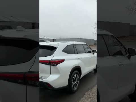 2022 Toyota Highlander XLE AWD in White for sale at Forbes Waterloo Toyota in Waterloo, ON