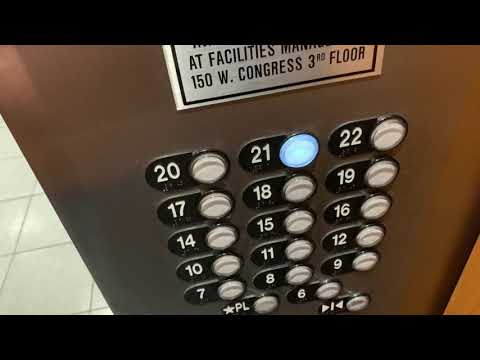 4K-60: FAST ThyssenKrupp (fmr Dover) High-Speed Main Elevators/Lifts @ 33 N Stone Ave Tucson AZ