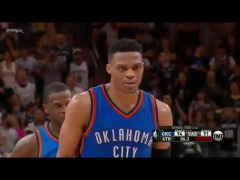 Russell Westbrook Seals the Win | Thunder vs Spurs | Game 5 | May 10, 2016 | 2016 NBA Playoffs