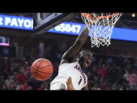 Highlight: Rawle Alkins throws down massive dunk against USC in Pac-12 Tournament title game