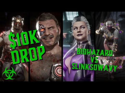 THE $10K DROP! MATCH 2 - Biohazard (Kano/Baraka) vs Slinksowavy (Sindel/Kitana)