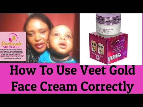 How To Use Veet Gold Face Cream Correctly.
