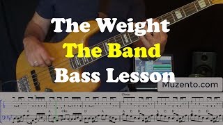 The Weight - the Band - Bass Lesson