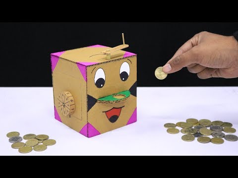 How to Make Personal Coin Saving Bank with Safe Lock